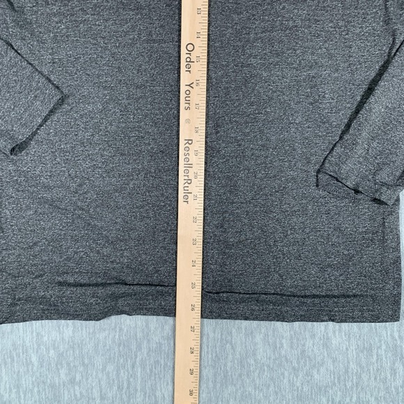 01.ALGO Shirt Mens Small Gray Long Sleeve Performance Quick Dry UV SPF 40 - Picture 7 of 10